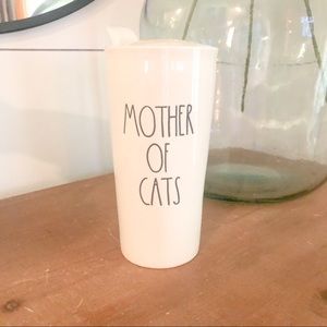 Rae Dunn mother of cats coffee tumbler